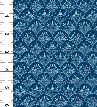 All TN/KY State Shop Hop 2026 - Fan, Denim - PER 1/4 YARD PRE-ORDER