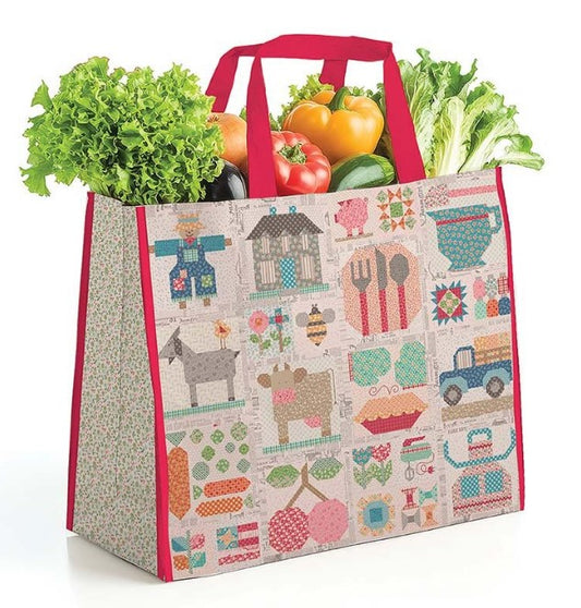 Farmer's Daughter Vinyl Tote Bag (Lori Holt)