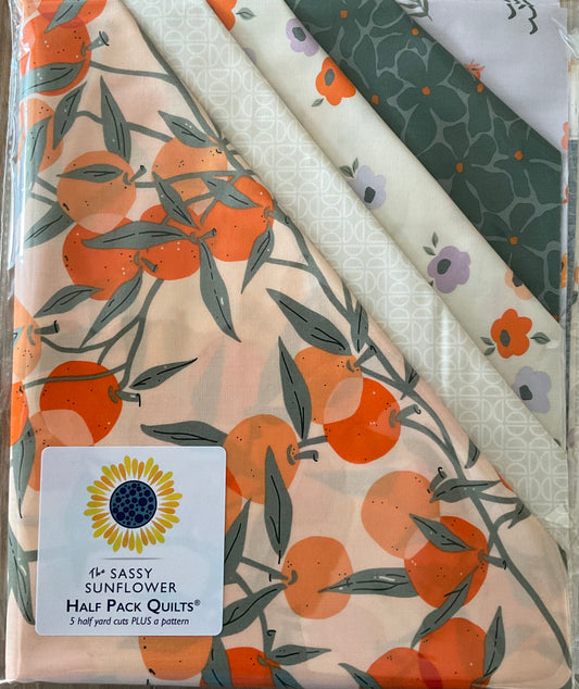 Sassy Sunflower Half Pack - Tangerine