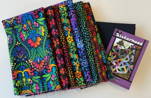 Sisterhood Quilt Kit (Villa Rosa Pattern) - Vivid Collection