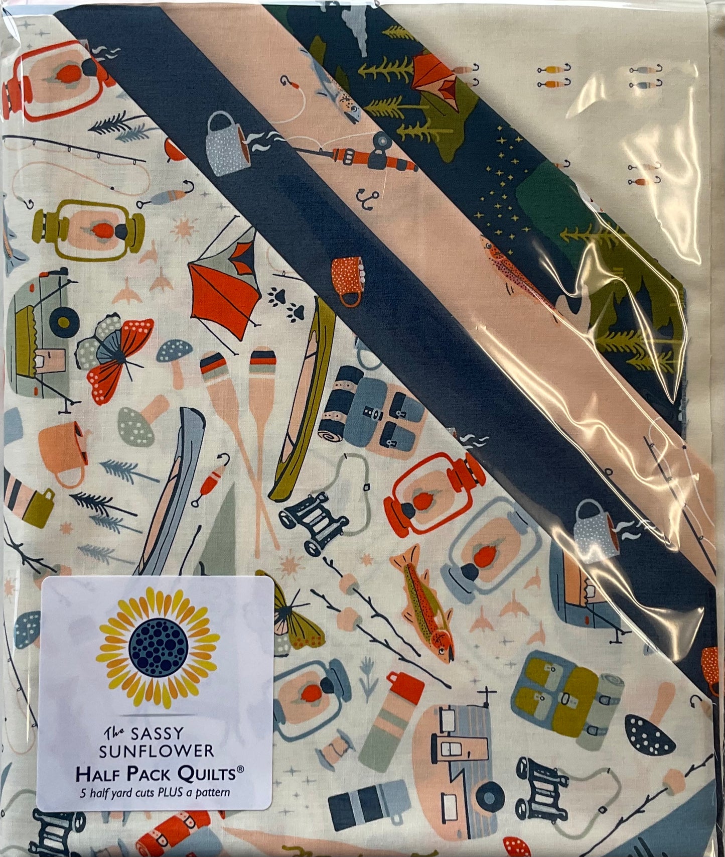 Sassy Sunflower Half Pack - Happy Camper Masculine