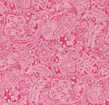 Fuschia Subtle Paisley 108" Wide Back