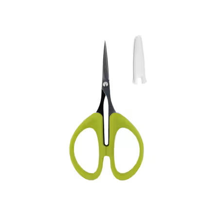 Karen Kay Buckley Perfect Scissors Green 4 3/16" Small Micro-Serrated Non-slip Blade