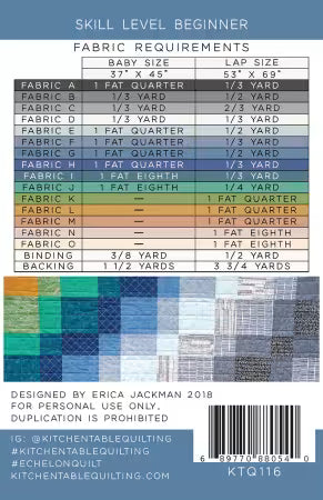 The Echelon Quilt Pattern