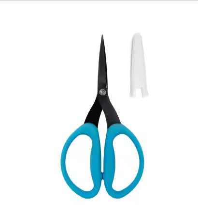 Karen Kay Buckley Perfect Scissors Blue 6in Medium Micro-Serrated Non-slip Blade