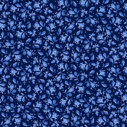 Blue Belle - Little One, Navy - PER 1/4 YARD