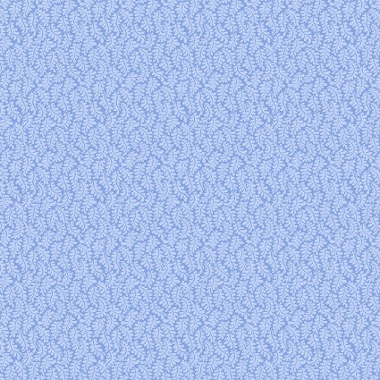 Blue Belle - Vine, Blue - PER 1/4 YARD