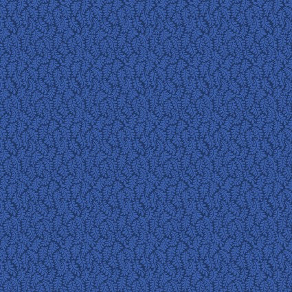 Blue Belle - Vine, Navy - PER 1/4 YARD