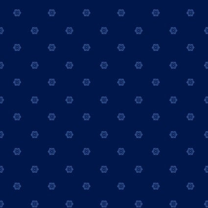 Blue Belle - Flower Dot, Navy - PER 1/4 YARD