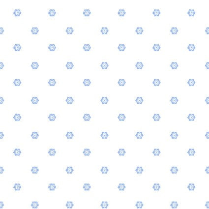 Blue Belle - Flower Dot, White - PER 1/4 YARD