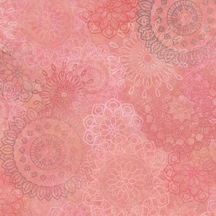 Operetta - Lace Flowers, Pink - PER 1/4 YARD