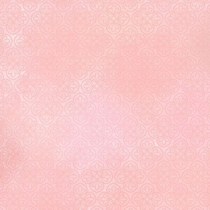 Operetta - Flower Tiles, Pink - PER 1/4 YARD