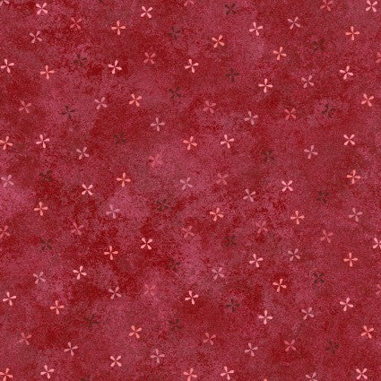 Operetta - Pinwheel Petals, Red - PER 1/4 YARD