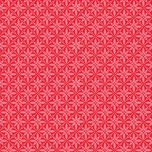 Kimberbell Basics - Tufted, Red - PER 1/4 YARD