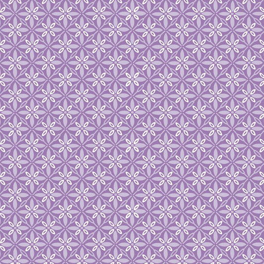 Kimberbell Basics - Tufted, Purple - PER 1/4 YARD