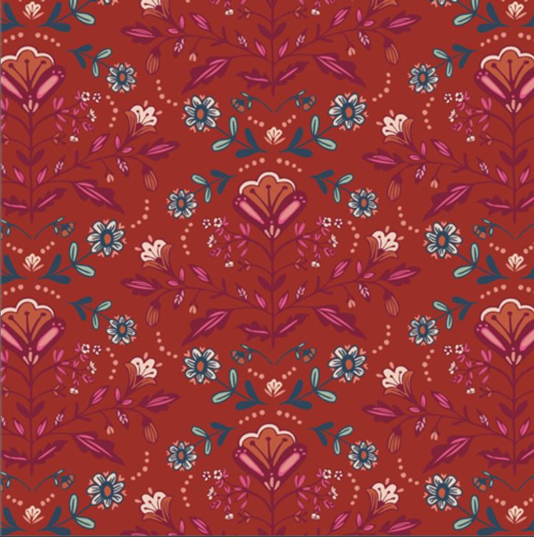 Maven - Flower Folklore - PER 1/4 YARD