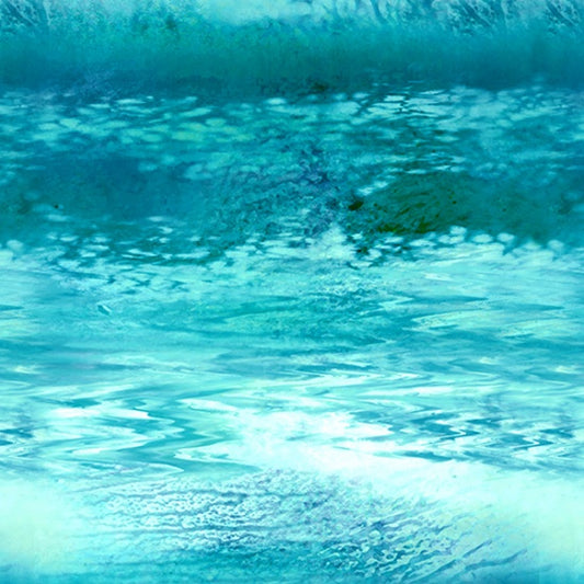 Sea Salt - Turquoise water - PER 1/4 YARD