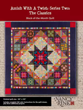 Amish with a Twist 2 BOM Quilt Pattern