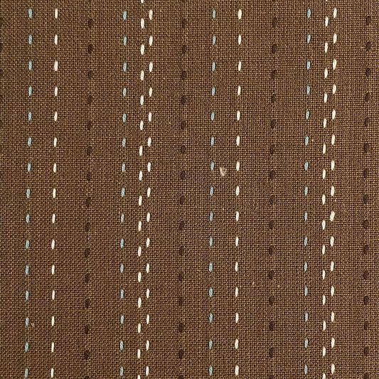 Nikko Geo - Stitches, Brown 4661 - PER 1/4 YARD