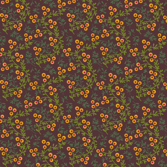 Of Old and New - Seaberry Grape - PER 1/4 YARD