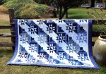 Ohio Log Cabin Quilt Kit - Blue Belle