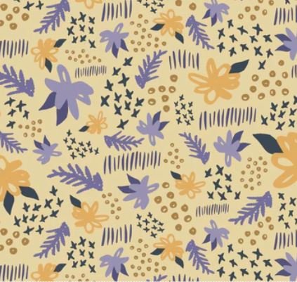 Urban Meadow - Ditzy Growth - PER 1/4 YARD