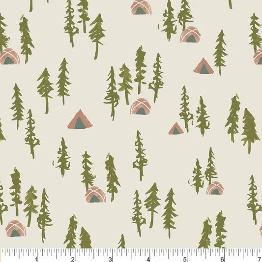 Backcountry - Tiny Tents - PER 1/4 YARD