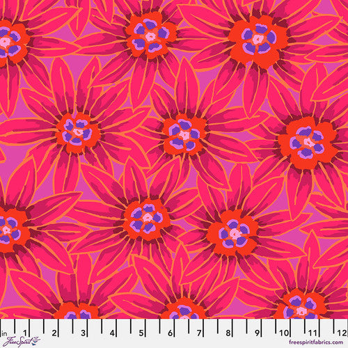 Kaffe Fassett: From the Archives - Potentilla, Red- PER 1/4 YARD