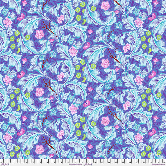 Kaffe x Morris - Leicester Cobalt - PER 1/4 YARD