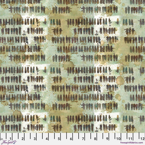 On Your Mark - Finish Line, Sage - PER 1/4 YARD