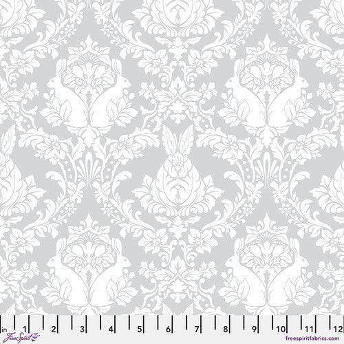 Tula Pink True Colors - Ghost Bunny, Whisper - PER 1/4 YARD