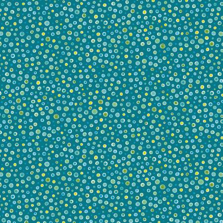 Greenhouse Garden - Seeds, Blue - PER 1/4 YARD