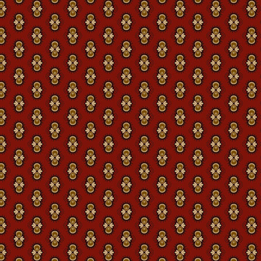 Lily's Locket - Bonnet Bow, Red - PER 1/4 YARD