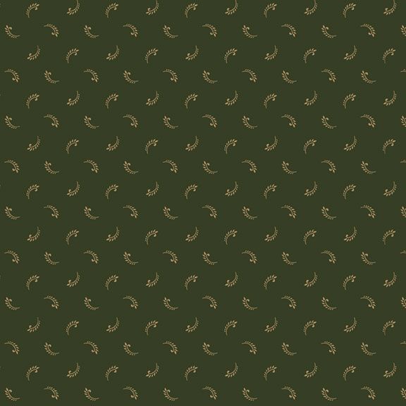 Old Village Greens - Plumes, Hunter - PER 1/4 YARD