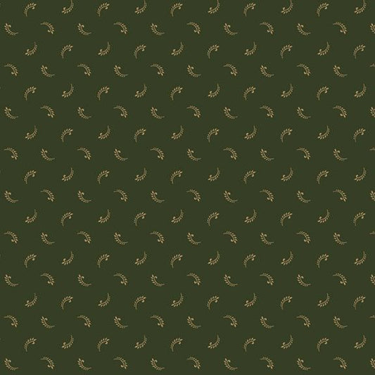 Old Village Greens - Plumes, Hunter - PER 1/4 YARD