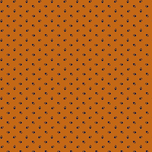 Indigo and Cheddar - Baskets, Cheddar - PER 1/4 YARD