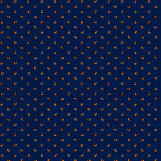 Indigo and Cheddar - Baskets, Indigo - PER 1/4 YARD