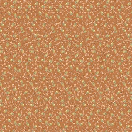 Front Porch - Rocking Chairs, Orange - PER 1/4 YARD