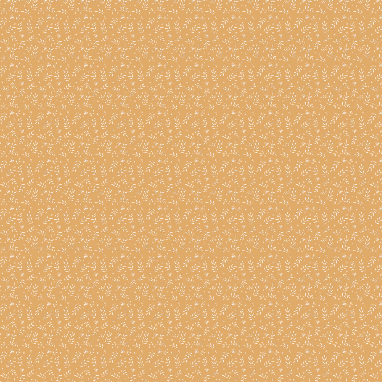 Blossom Breeze - Bees, Orange - PER 1/4 YARD