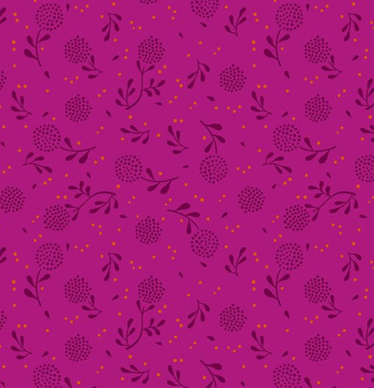 Backyard - Dandelion - Berry - PER 1/4 YARD
