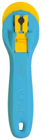 Olfa 45mm Splash Handle Rotary Cutter, Aqua