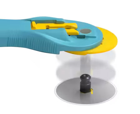 Olfa 45mm Splash Handle Rotary Cutter, Aqua