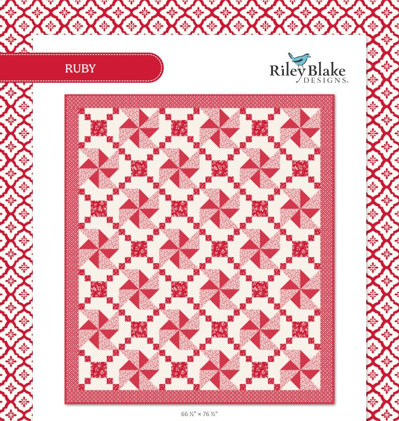 Radiant  Ruby Quilt Kit