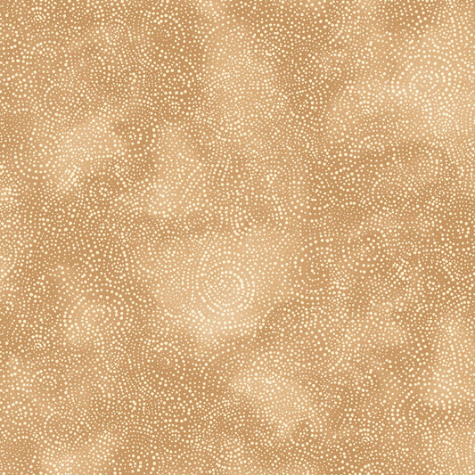 108" Solstice Flannel Serene Swirls - Tan BY THE QUARTER YARD