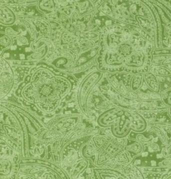 Sage Subtle Paisley 108" Wide Back