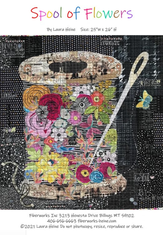 Spool of Flowers Collage Pattern