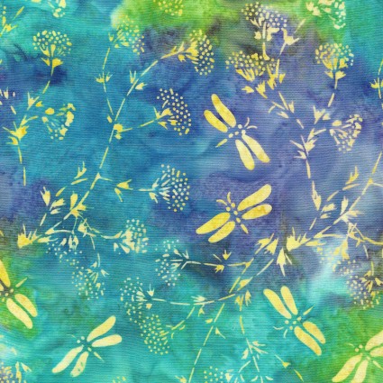 Sunny Meadow, - Queen Annes Lace Marbles - PER 1/4 YARD