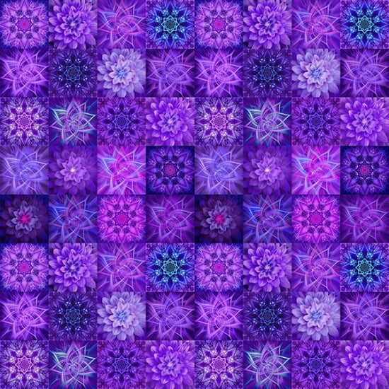 Dream Big Tiles - Amethyst - PER 1/4 YARD
