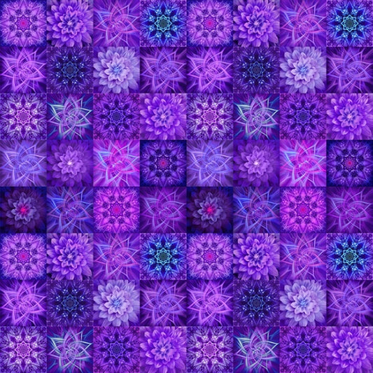 Dream Big Tiles - Amethyst - PER 1/4 YARD