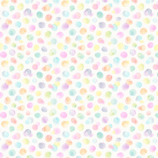 Whiskerville - Spotty Dots, Multi - PER 1/4 YARD